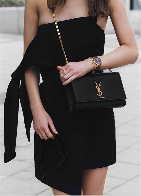 ysl kate black woc|YSL Kate Bag Review .